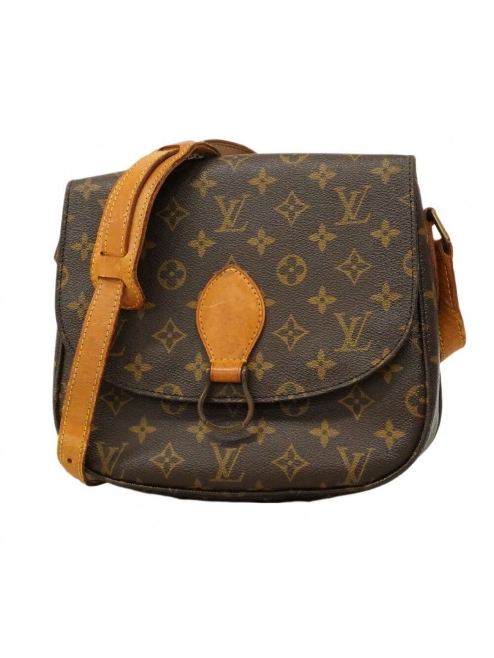 Louis Vuitton Shoulder Bag Monogram Saint Cloud GM Brown